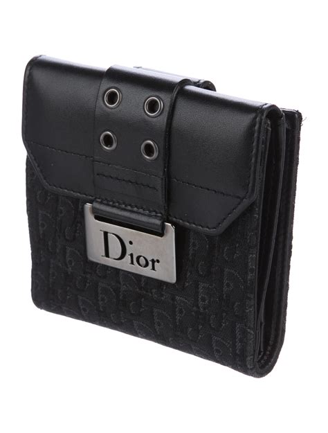 dior compact wallet|authentic christian Dior wallet.